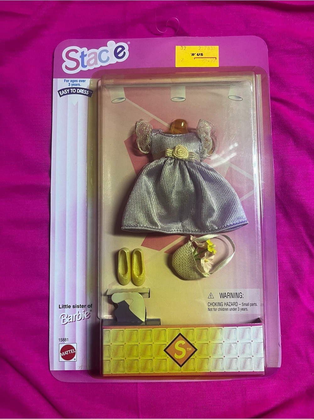 1996 Mattel Stacie (Little Sister of Barbie) Flower Girl Outfit (Model #15881)